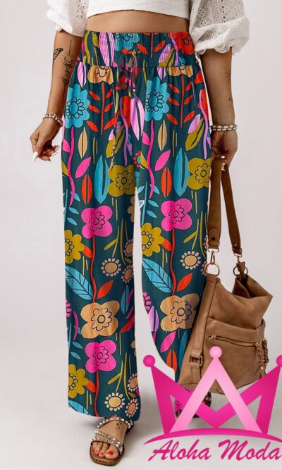 Pantalon estampado floral