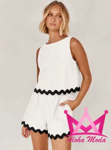 Conjunto de verano blanco