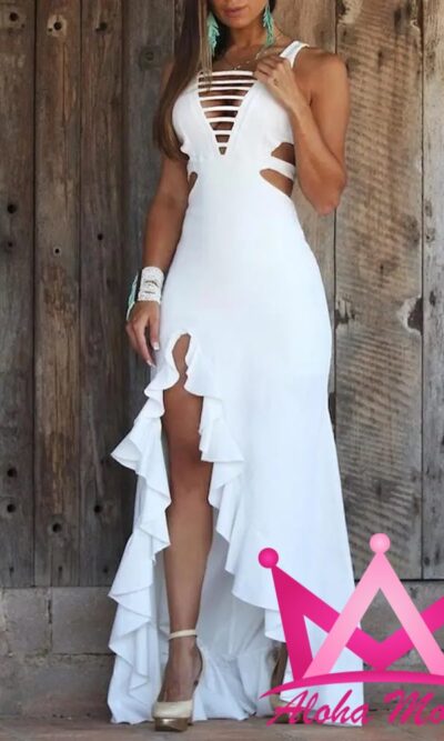 Vestido blanco elegante