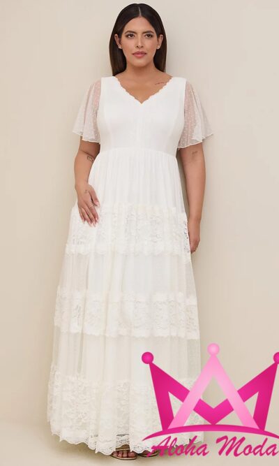 Vestido blanco bohemio