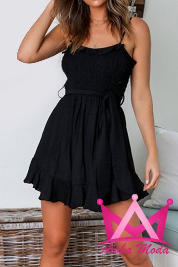 Vestido negro casual