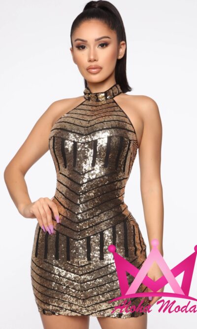 Vestido de fiesta de lentejuelas